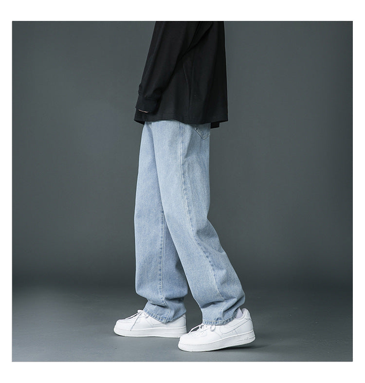 Men's Fashion Casual Retro Washed Jeans