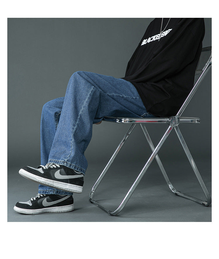 Men's Fashion Casual Retro Washed Jeans