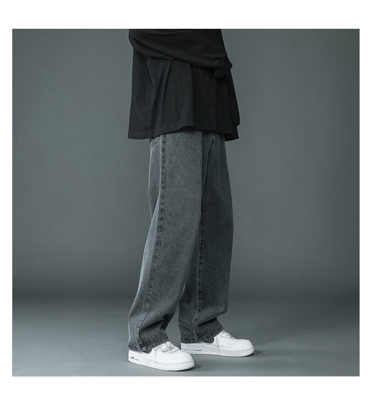 Men's Fashion Casual Retro Washed Jeans