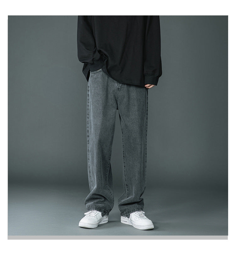 Men's Fashion Casual Retro Washed Jeans