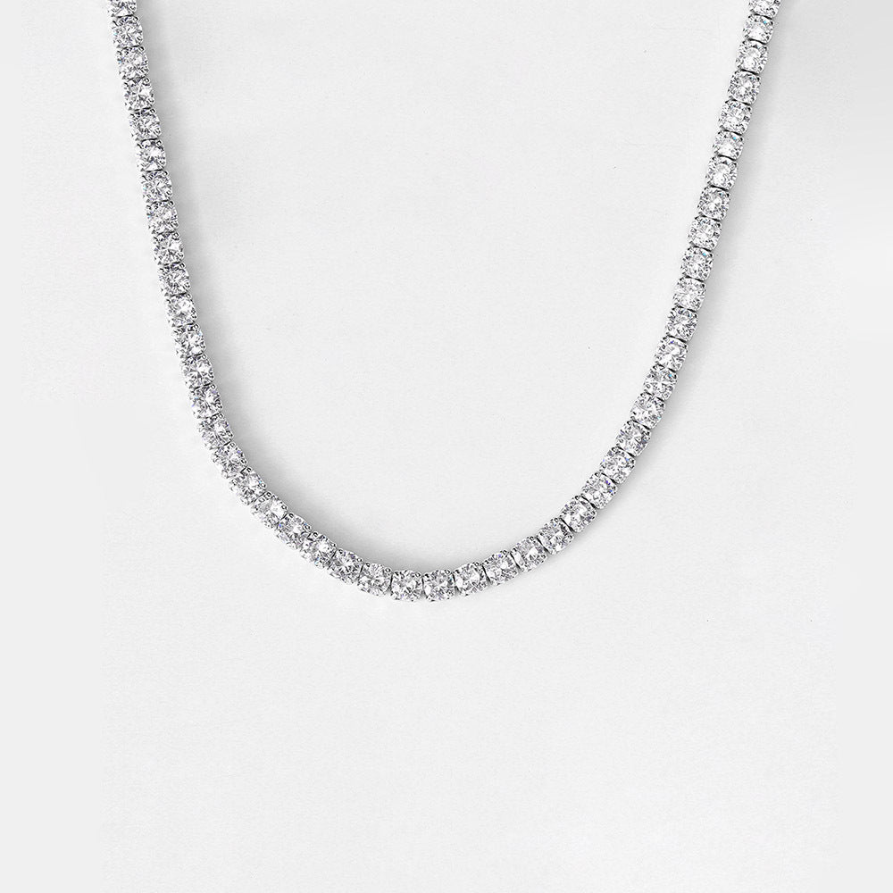 European And American Popular Hip-hop Zircon Tennis Chains For Men And Women