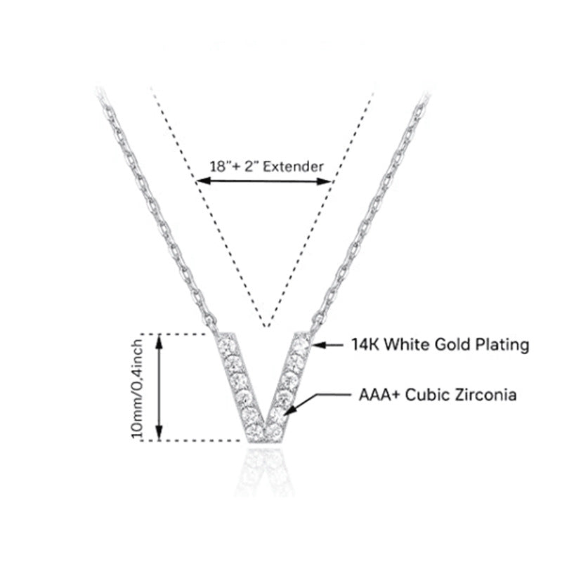 Women's New 26 English Letter Necklace