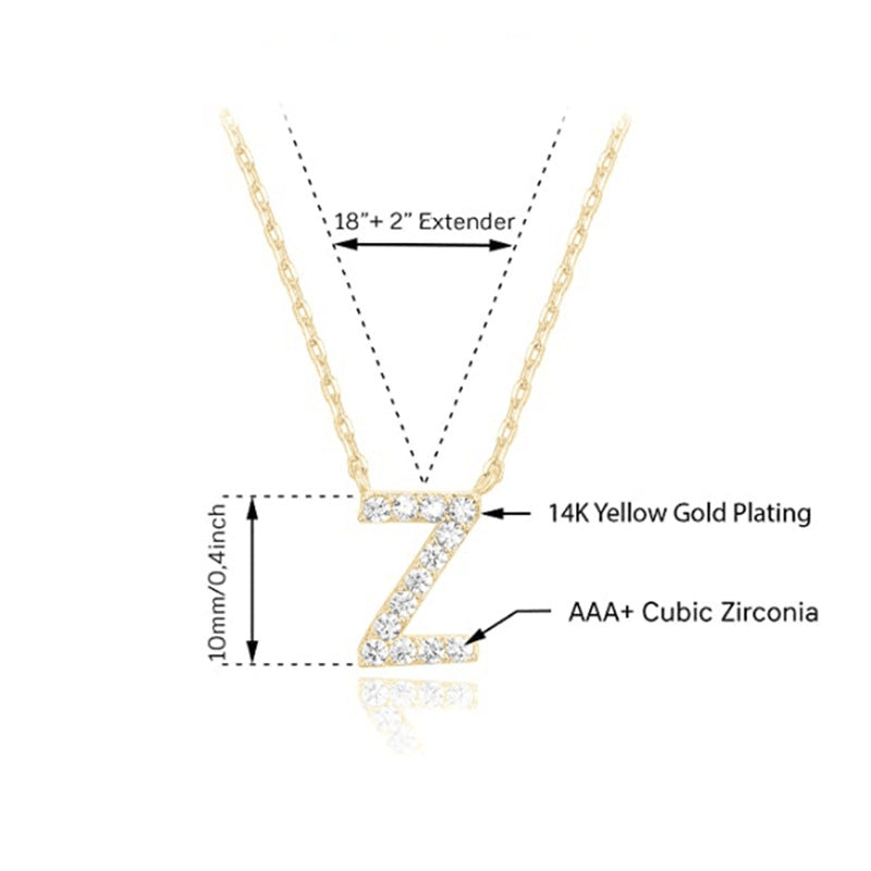 Women's New 26 English Letter Necklace