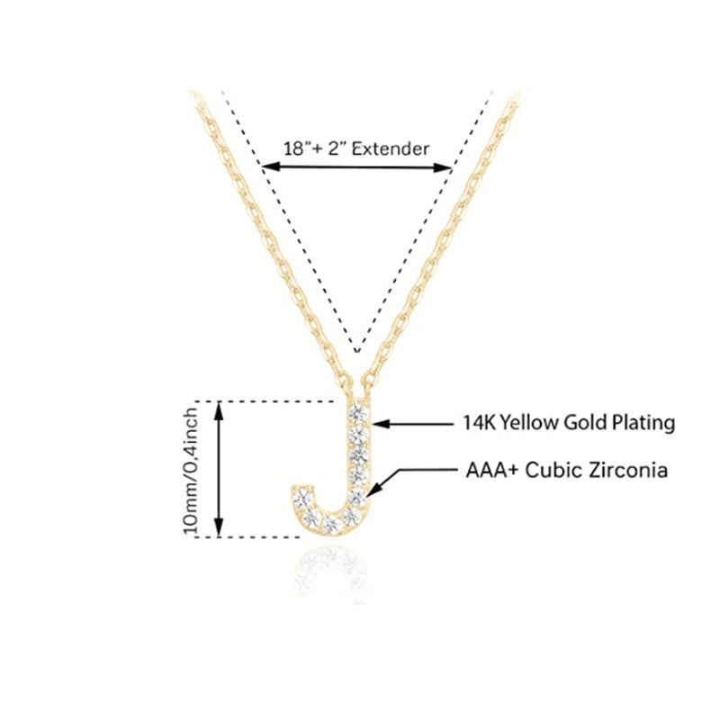 Women's New 26 English Letter Necklace