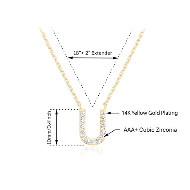 Women's New 26 English Letter Necklace