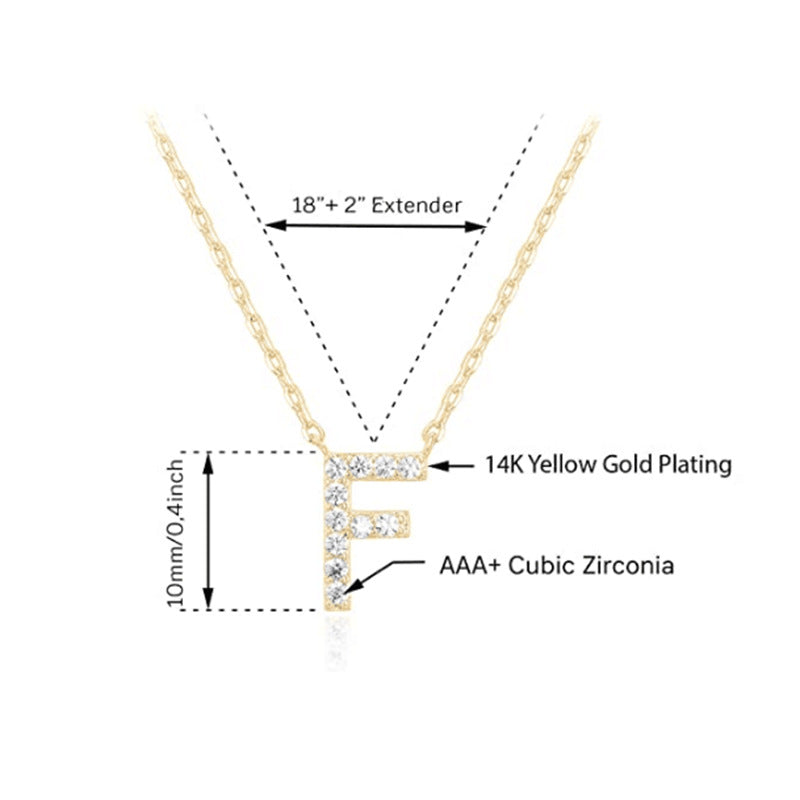 Women's New 26 English Letter Necklace