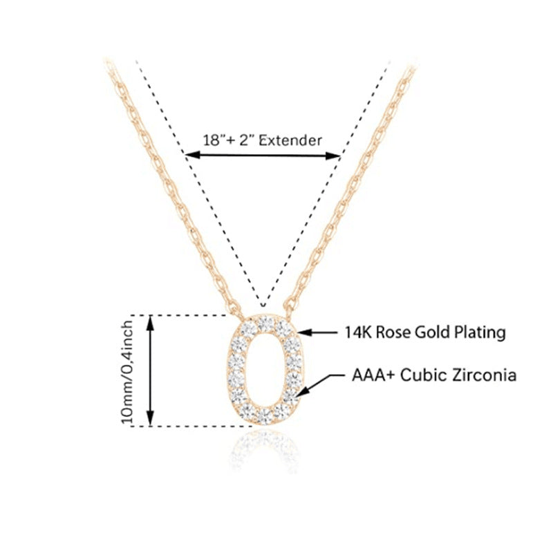 Women's New 26 English Letter Necklace