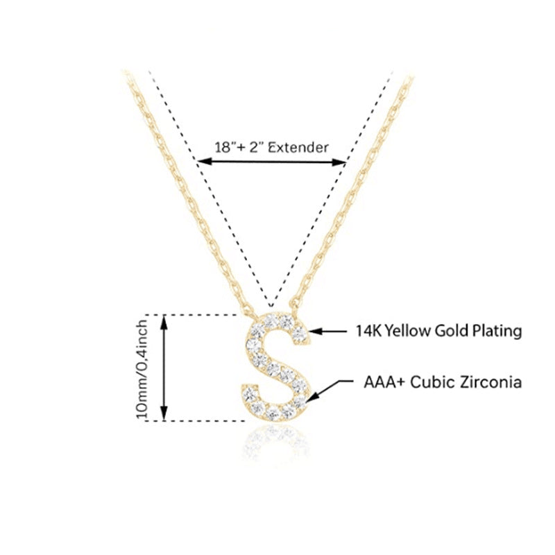 Women's New 26 English Letter Necklace