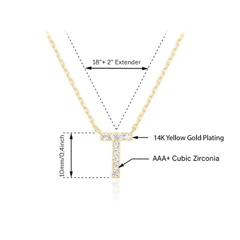 Women's New 26 English Letter Necklace