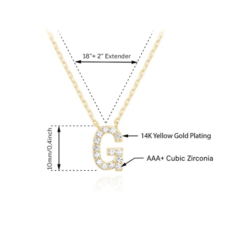 Women's New 26 English Letter Necklace