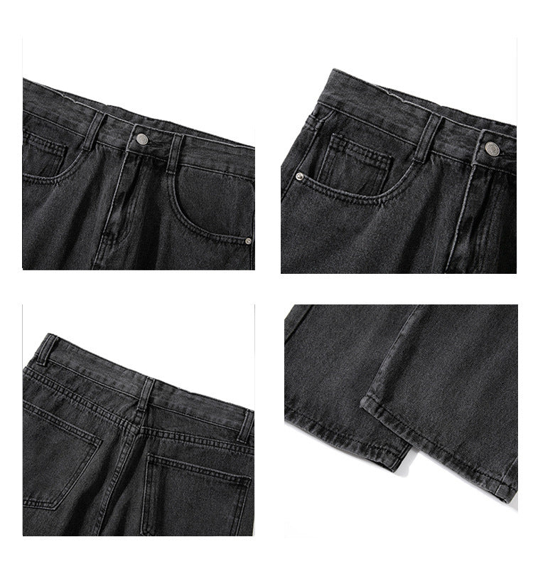 Men's Fashion Casual Retro Washed Jeans