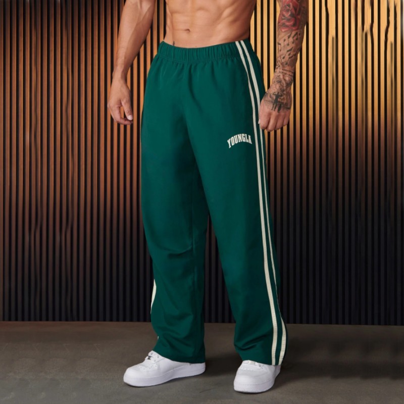 Herren Sport hose gerade gewebt schnell trocknend