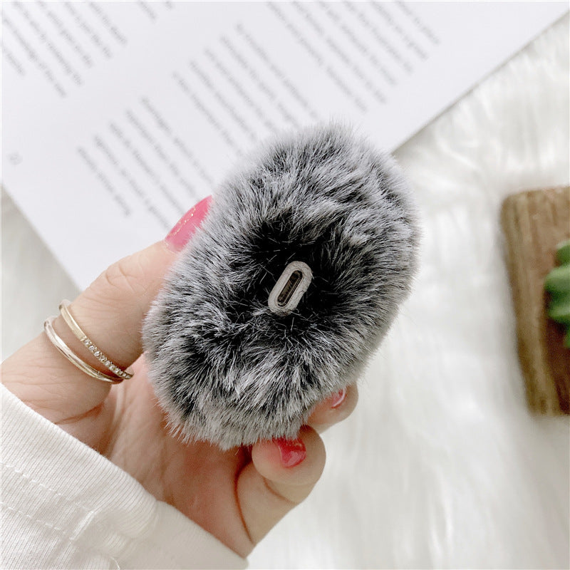 Plush Rabbit Cute Simple Creative Anti-fall Earphone Shell