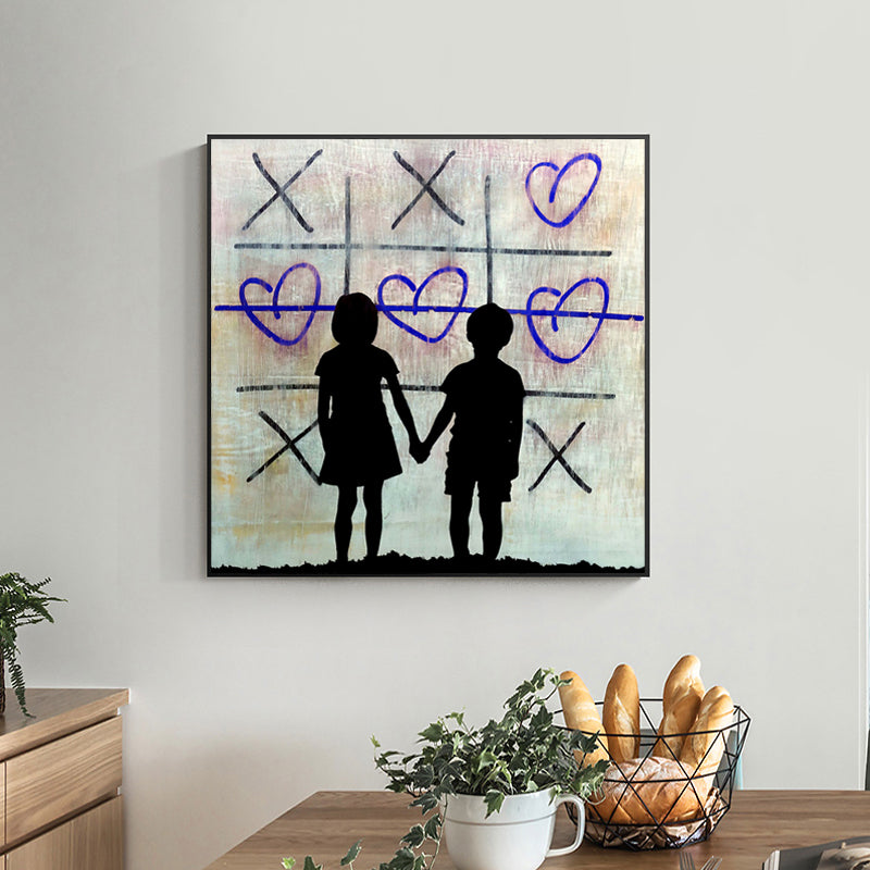 Canvas Painting Street Art Love Poster Wall Art Decoration Painting Living Room Home Decoration