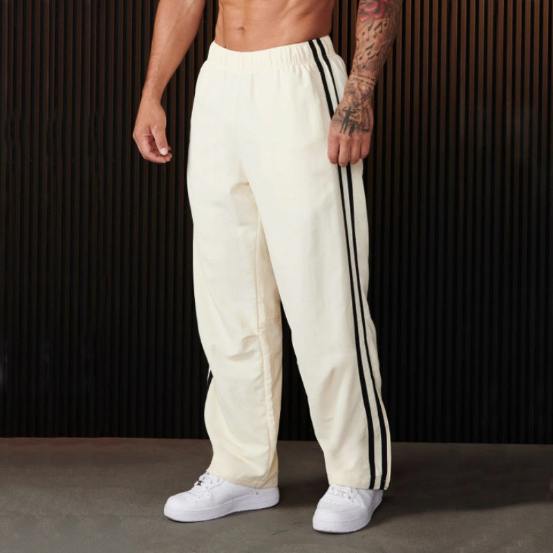 Herren Sport hose gerade gewebt schnell trocknend