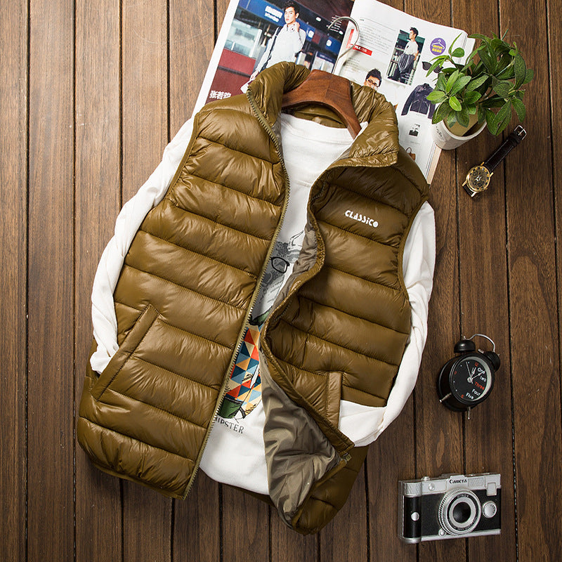 Men's plush vest cotton clothes vest