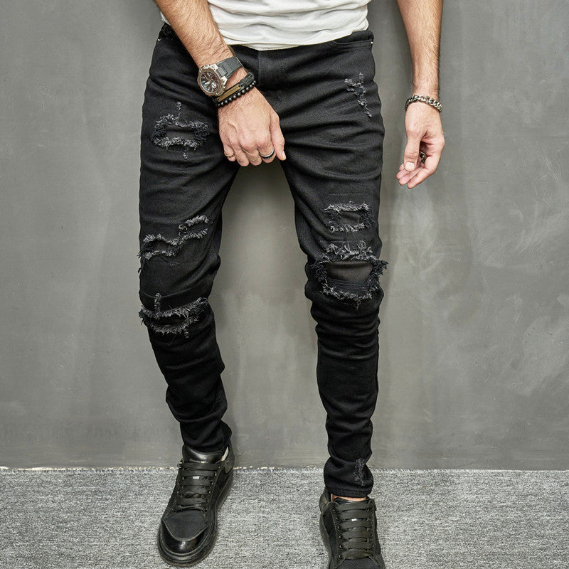 2023 Men's Stretch Skinny Jeans Casual Light Color