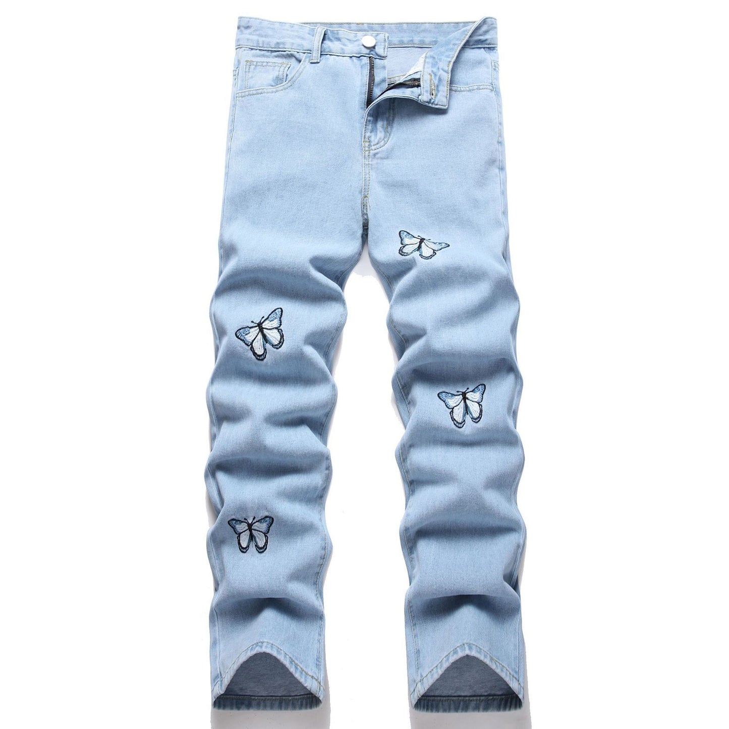 Modische und exquisite bestickte Herren jeans