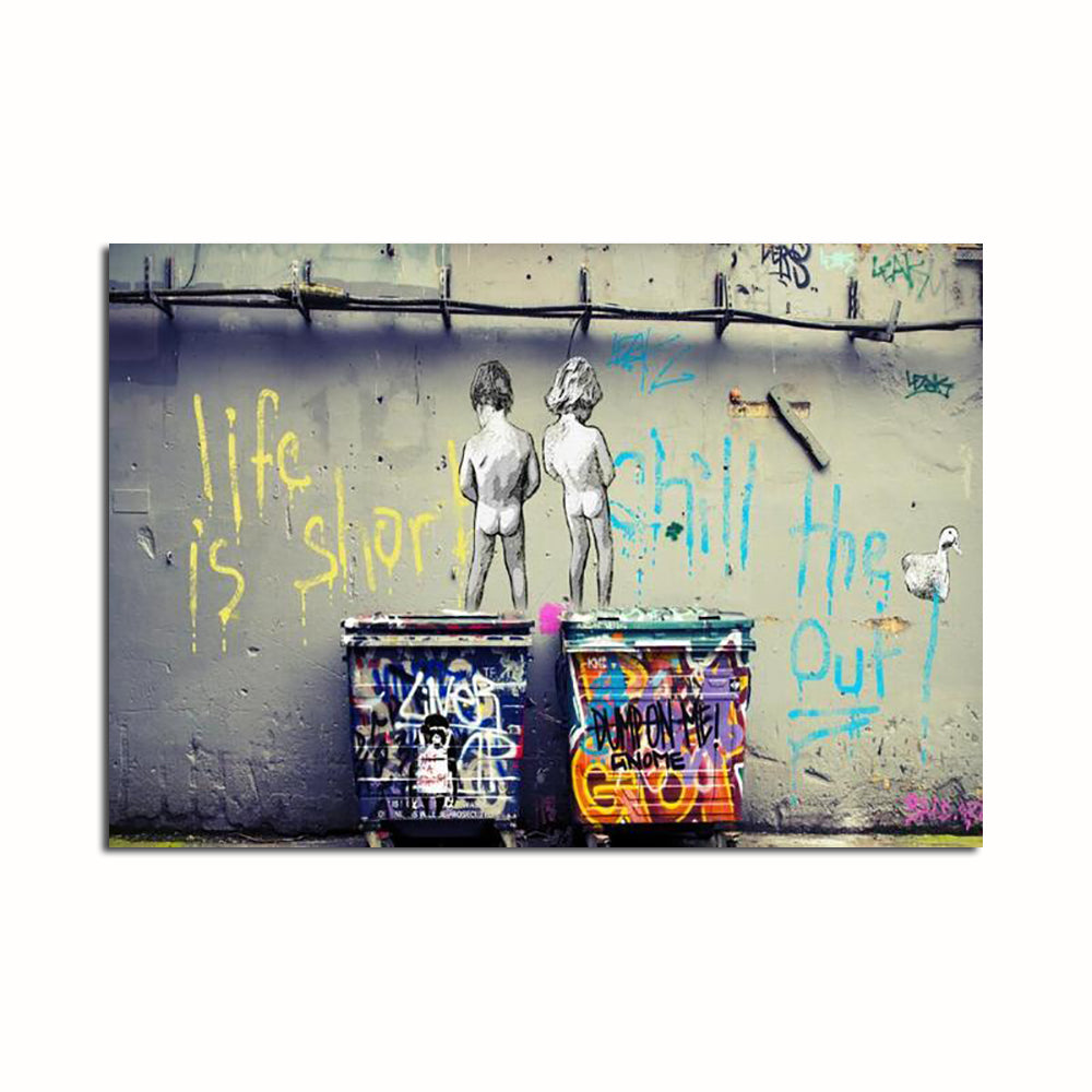 Canvas Painting Graffiti Street Art Wall Poster