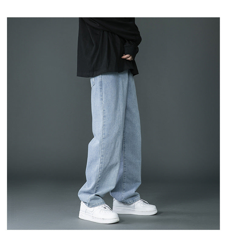 Men's Fashion Casual Retro Washed Jeans