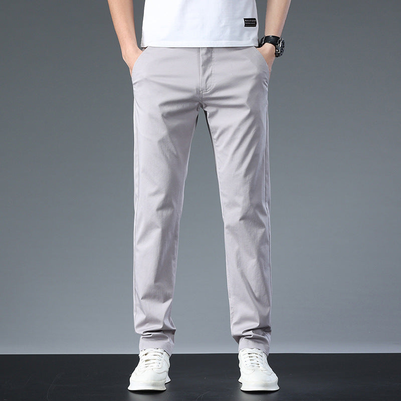 Pants High-end Casual Pants Men's Cotton Grey