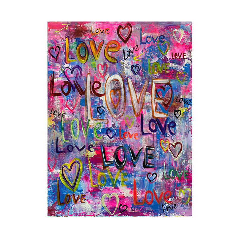 Graffiti Canvas Painting Inspirational Poster Print Wall