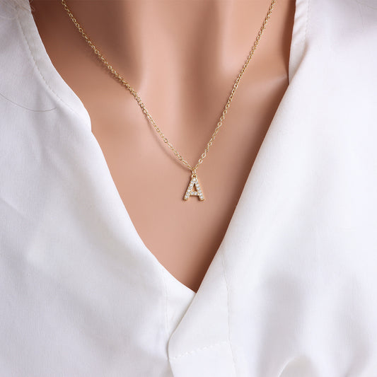 Women's New 26 English Letter Necklace