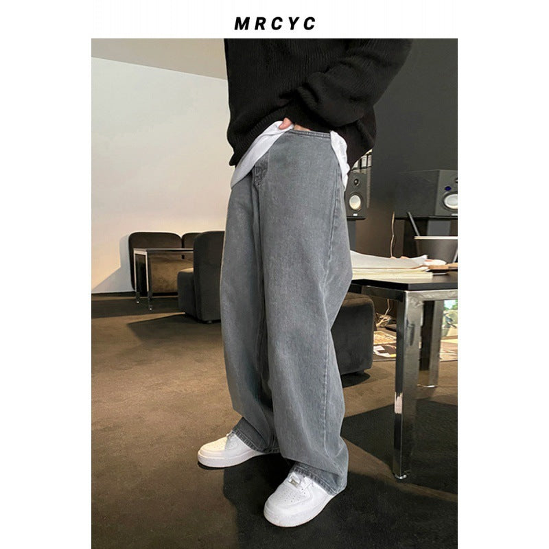 Freizeit jeans mit weitem Bein für Männer