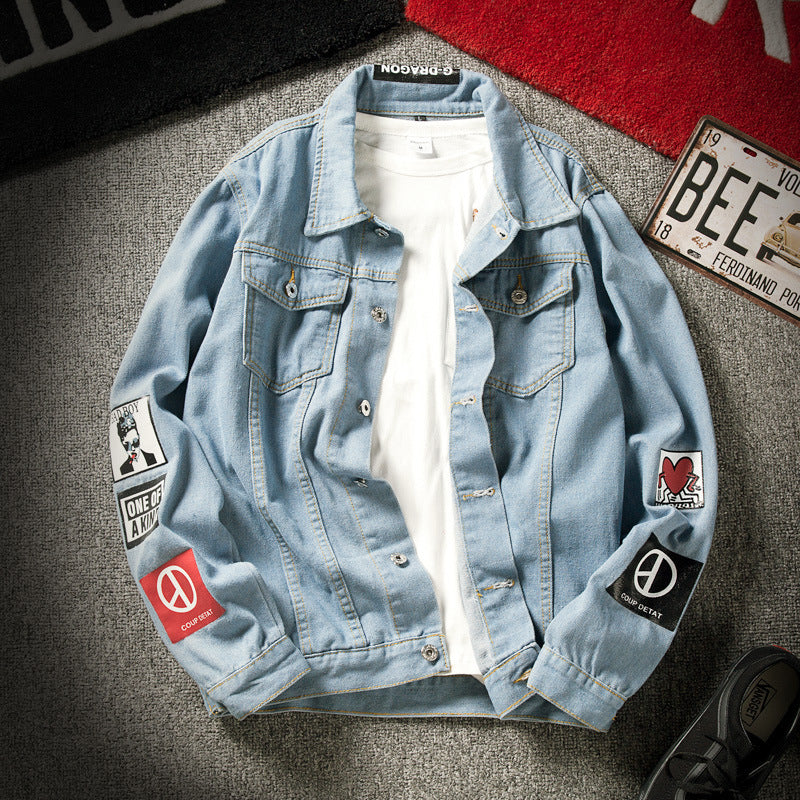 Casual denim jacket clothes