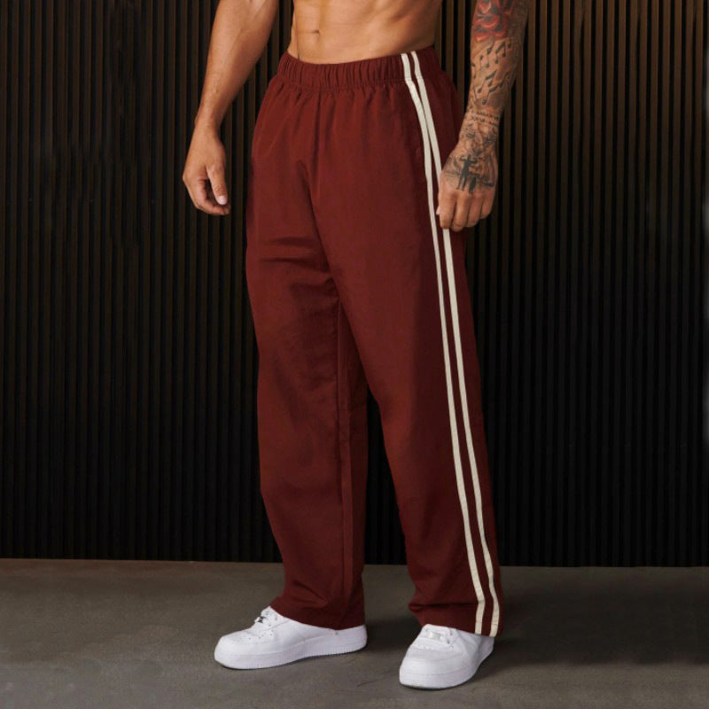 Herren Sport hose gerade gewebt schnell trocknend