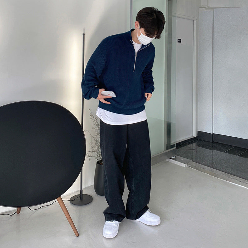 Freizeit jeans mit weitem Bein für Männer