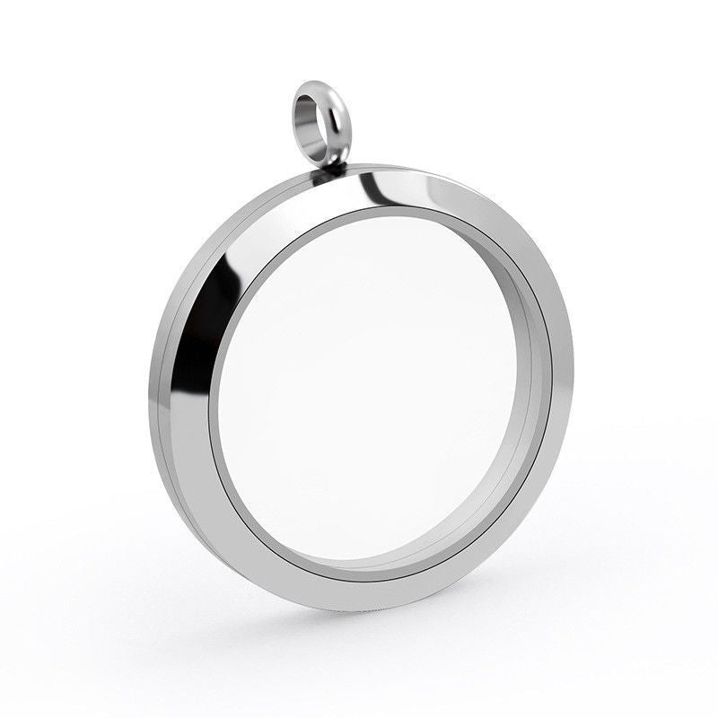 Glass Photo Box Pendant Magnet Box