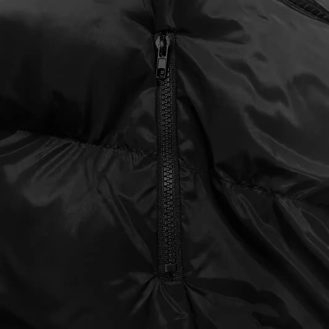 Französischer Reiß verschluss Diagonal Taschen Hoodie mit Kordel zug Weste