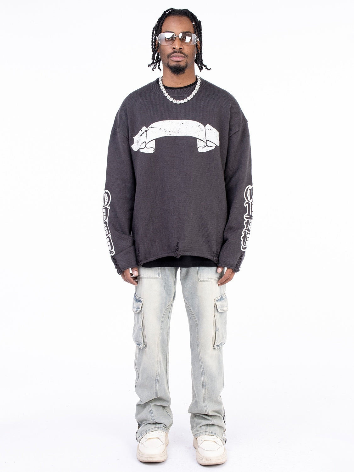 Herbst und Winter im amerikanischen Stil gewaschene und gefertigte alte mikro elastische Jeans mit Reiß verschluss Design am Saum für lässige Hosen