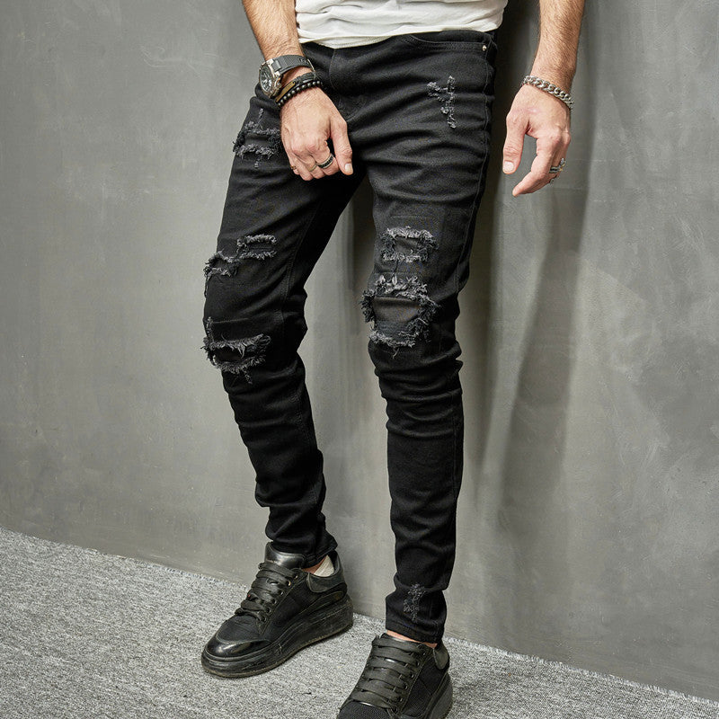 2023 Men's Stretch Skinny Jeans Casual Light Color