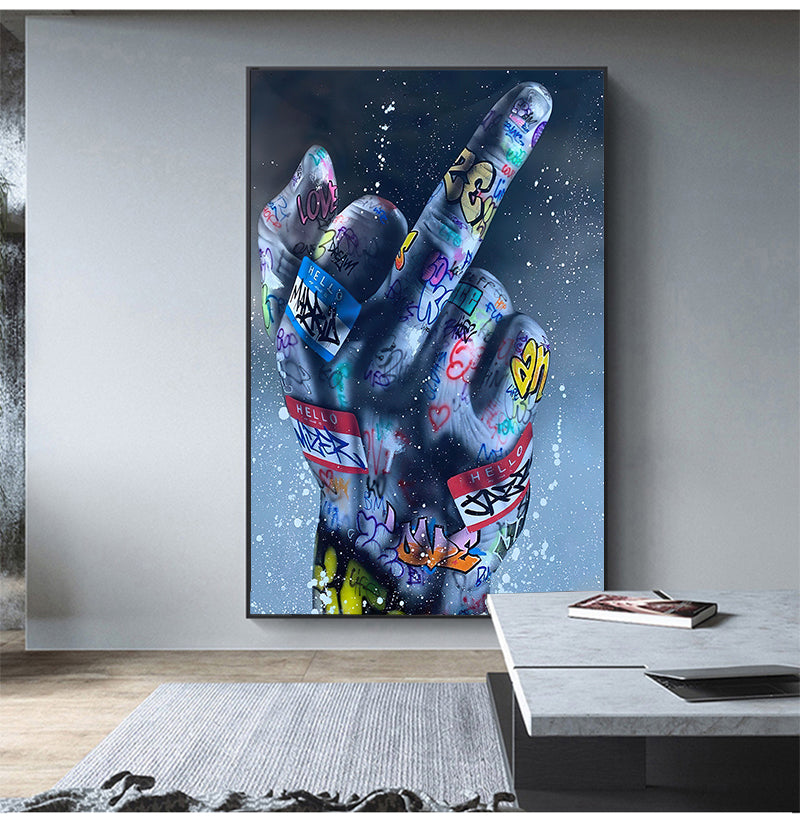 Posters And Prints Graffiti Art Paintings On The Wall Art Canvas Pictures