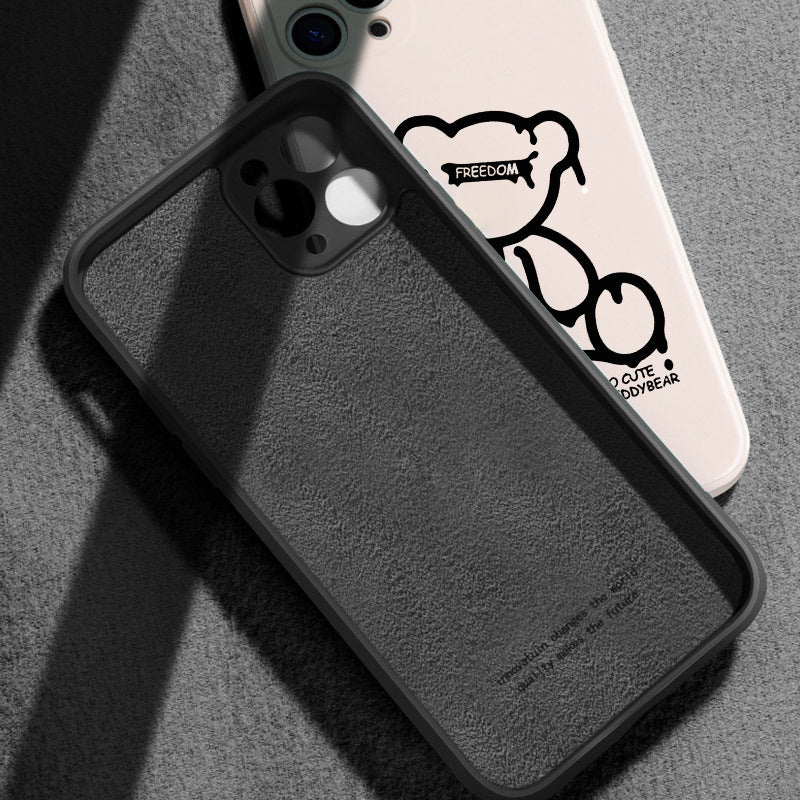 Fashion Bear Print Phone Case Protective Cover