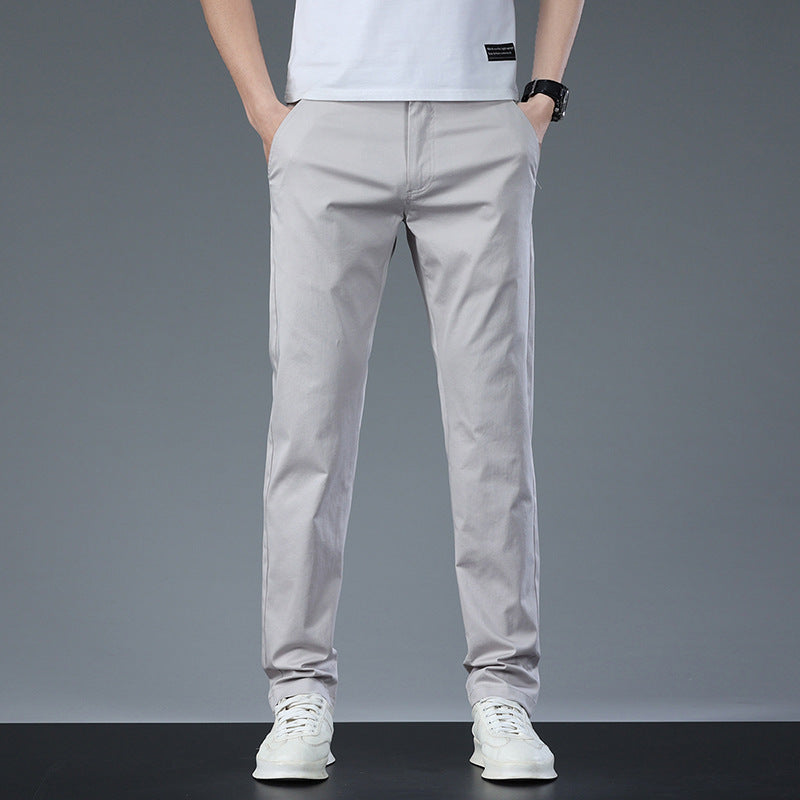 Pants High-end Casual Pants Men's Cotton Grey